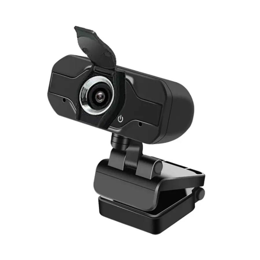 Free Customize Gift Box and Logo Factory Direct Supply USB Web Cam Camera 2mp Fixed Lens Privacy Lens Cover HD Webcam — view 1