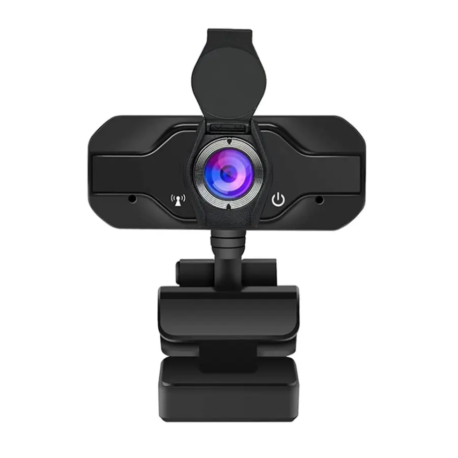 Free Tripod Lens Privacy Cover Microphone and Speaker Live Streaming 1080P 2.0mp Full HD Laptop Desktop PC USB Webcam Camera — image 4