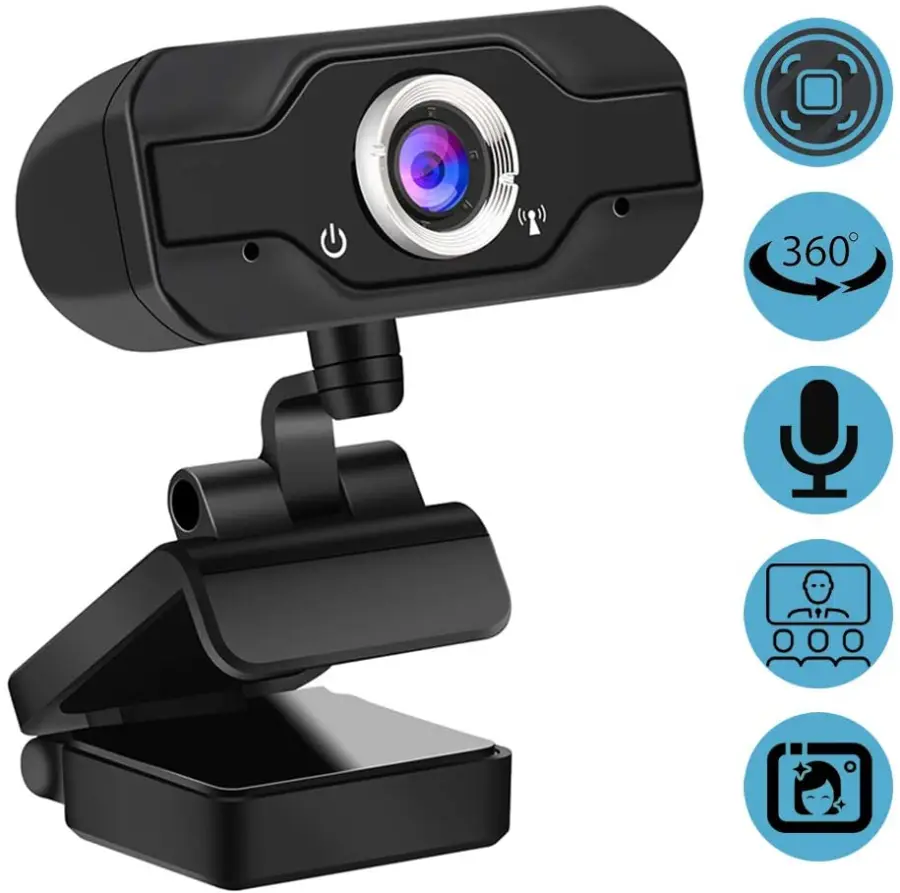 360 Degree Free Rotation Best Cheap Android TV Box Support Built in Webcam Video Call Skype Camera Video Conference for Live — image 6