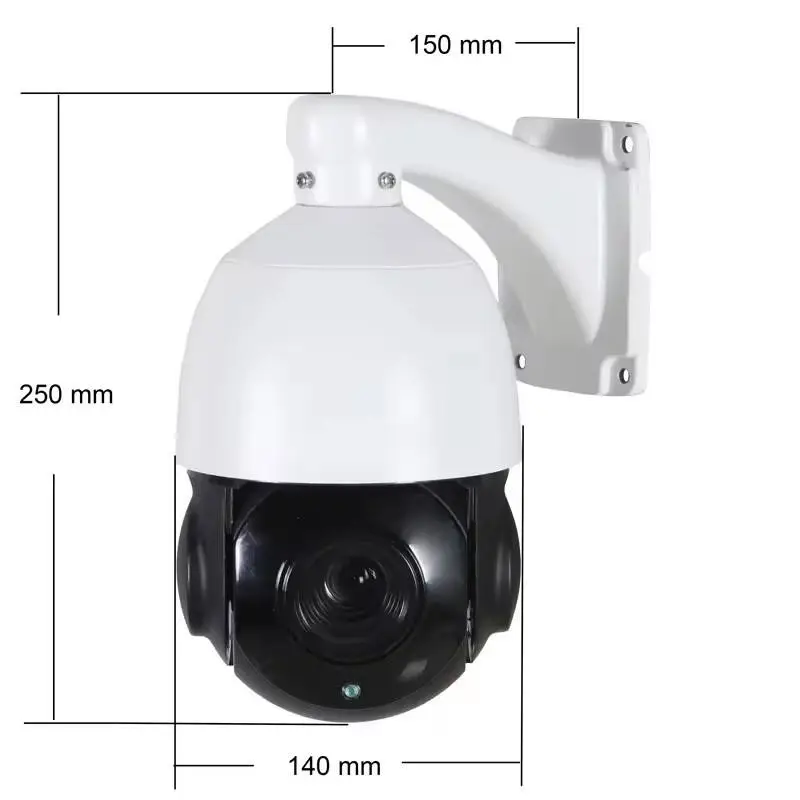 Night Vision Outdoor POE Camara De Seguridad On-vif 20x Optical Zoom Auto Tracking Surveillance CCTV IP Security 4K PTZ — view 3