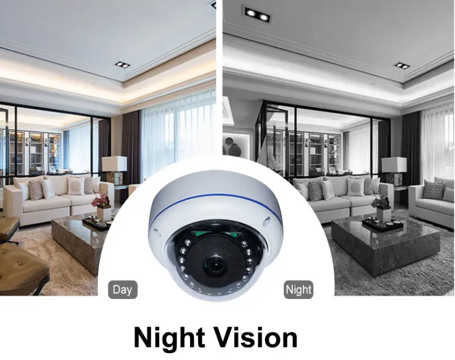 Jianvision 4MP POE NVR IP System 16-Channels Vandalproof Metal Dome Indoor Outdoor Camera Wide Angle 2.8mm CMOS Sensor Built-in — image 4
