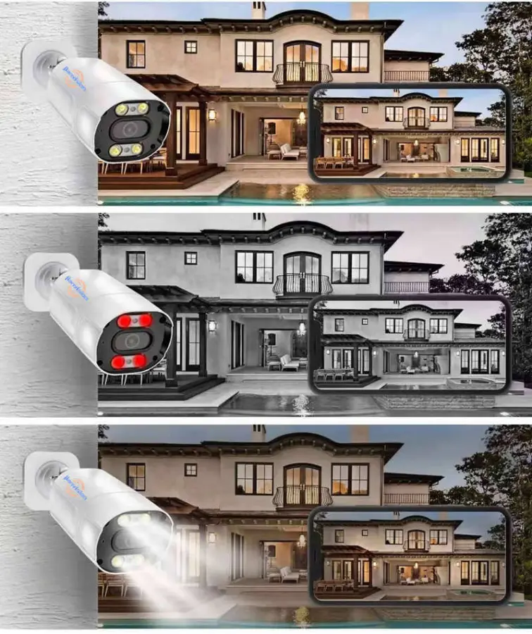 16-Channel POE NVR System with 4MP Waterproof Bullet CCTV Camera Indoor Outdoor Night Vision Surveillance CMOS Sensor IP — view 3