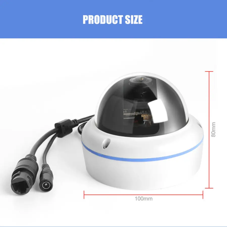 Jianvision POE NVR IP System 5MP 16CH Vandalproof Network Camera 2.8mm Wide Angle CMOS Sensor Built-in Mic for Indoor Outdoor — image 6