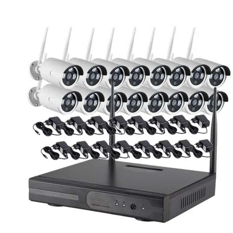 Jianvision Easy Play 16CH Eseecloud 5MP Waterproof Wireless Network IP CCTV System Night Vision Surveillance — view 1