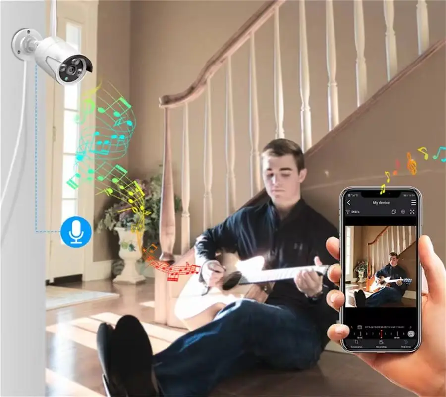 Jianvision Easy Play 16CH Eseecloud 5MP Waterproof Wireless Network IP CCTV System Night Vision Surveillance — image 6