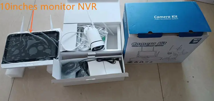 Jianvision 3MP IP66 Waterproof Wireless CCTV Camera System 10-Inch Screen NVR Color Night Vision Tseye APP Surveillance Systems — image 5