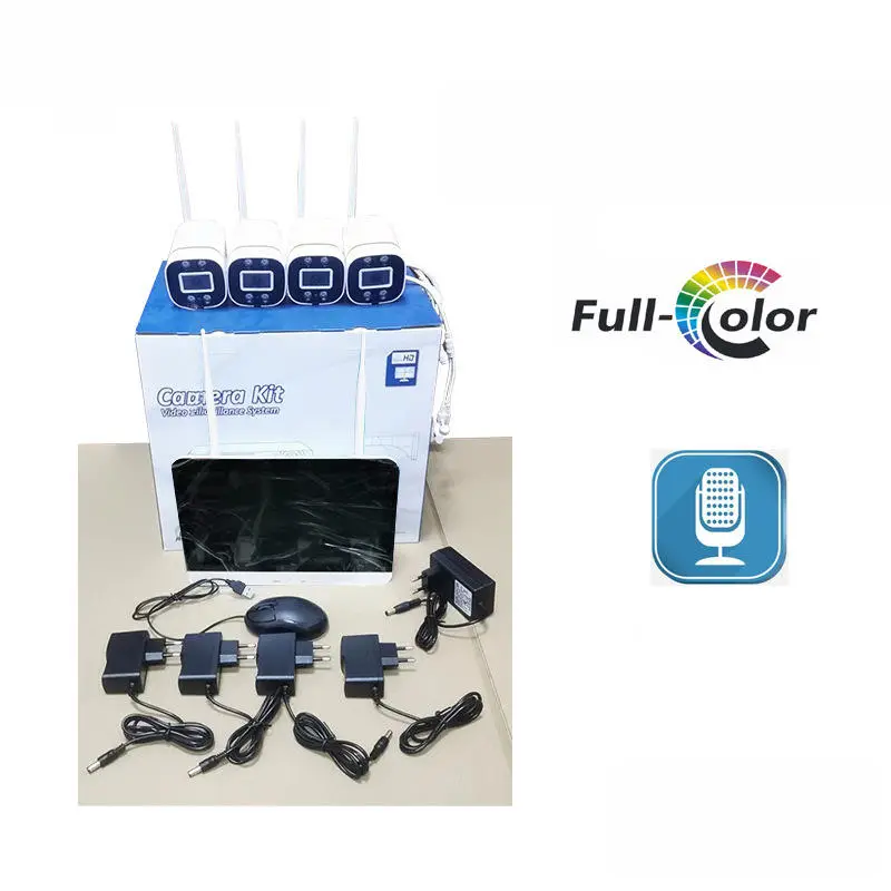 Jianvision 3MP IP66 Waterproof Wireless CCTV Camera System 10-Inch Screen NVR Color Night Vision Tseye APP Surveillance Systems — image 7