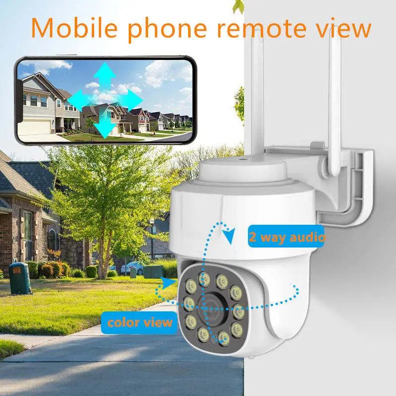 Jianvision 16CH 3MP IP66 Wireless Camera Kit Full Color Night Vision Two-Way Audio H.265 Eseecloud App NVR/Cloud Storage — view 2