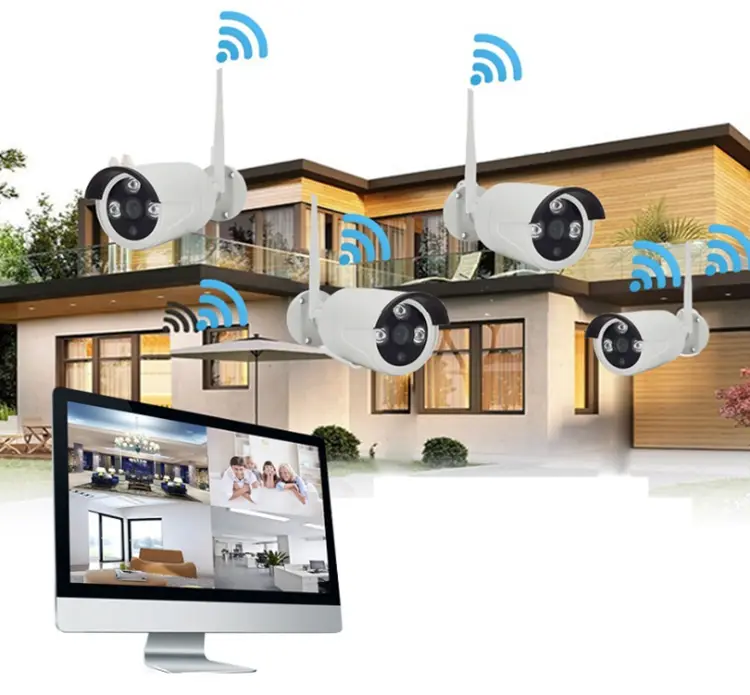Jianvision 16inches Screen NVR 4channels Wireless Marine Long Range Security Cctv Camera System for Home Wifi — image 3