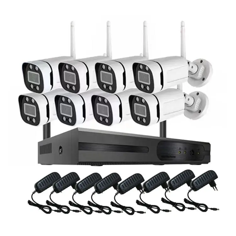 Jianvision 5MP HD Wireless CCTV Home Security System Outdoor Color Night Vision with 8 Cam NVR Data Storage IP66 Waterpr — view 1