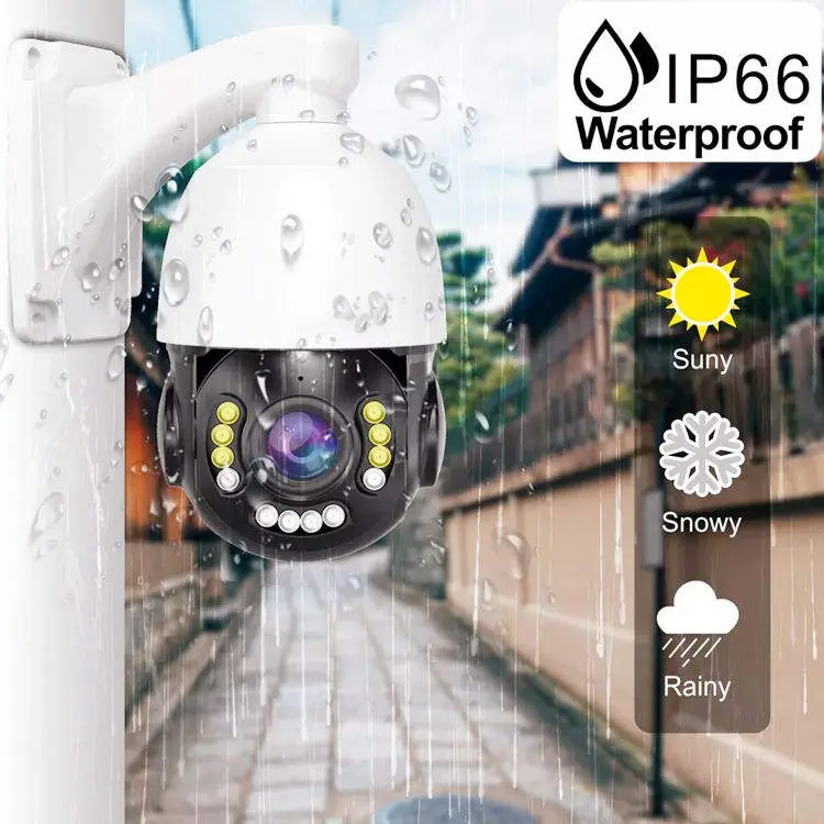 4K IP POE PTZ Auto Tracking Color Night Vision 8MP CMOS Camera Wide Angle NVR Compatible IP66 Waterproof 30x Optical Zoom Stock — image 5
