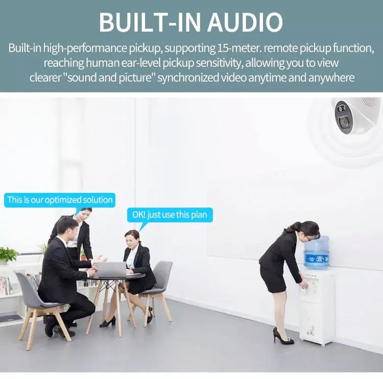 8MP 8CH Network H.265 POE CCTV Security System 4K Full Color CMOS Wide Angle Audio IP Dome Camera NVR System Cloud Data Storage — image 4