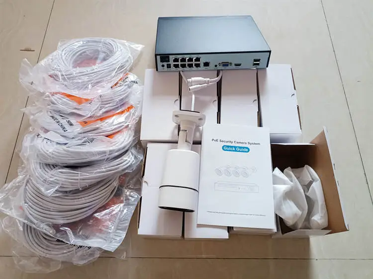 Jianvision Latest 4MP HD 8 Channel DIY Wired CCTV Security Camera System Indoor Network IP66 Waterproof NVR POE Night Vision — image 5