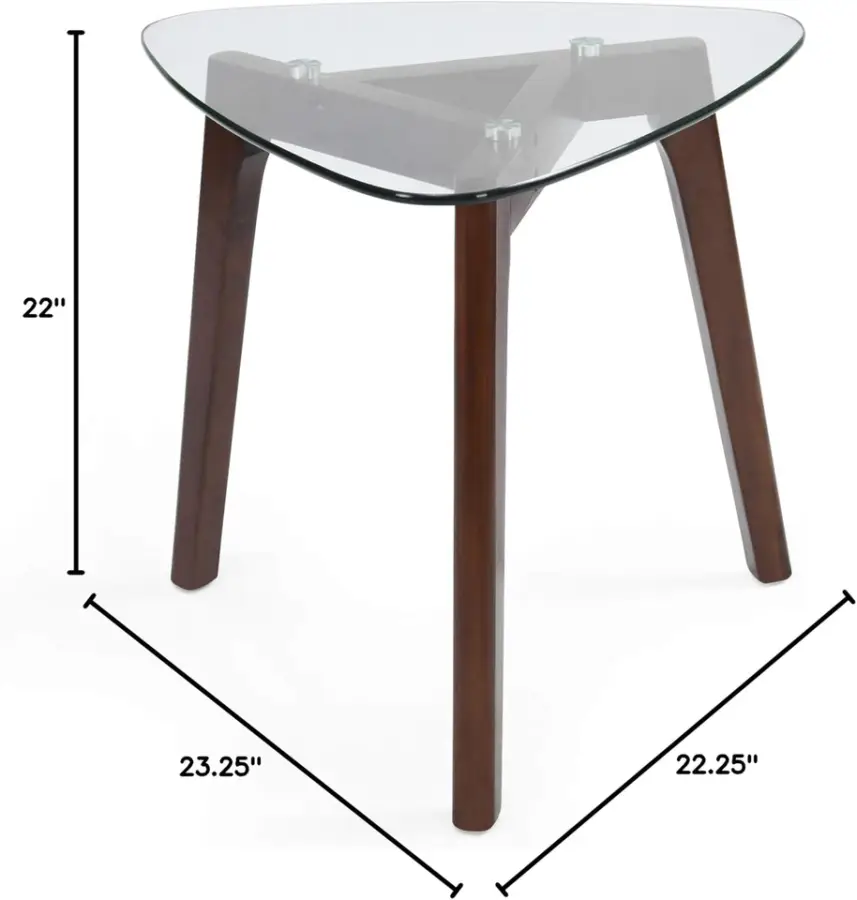 Luxury Modern Durable Baobei Coffee Table Top Glass Wooden Legs Panel Wood Style Living Room Furniture Office Home Custo — view 3