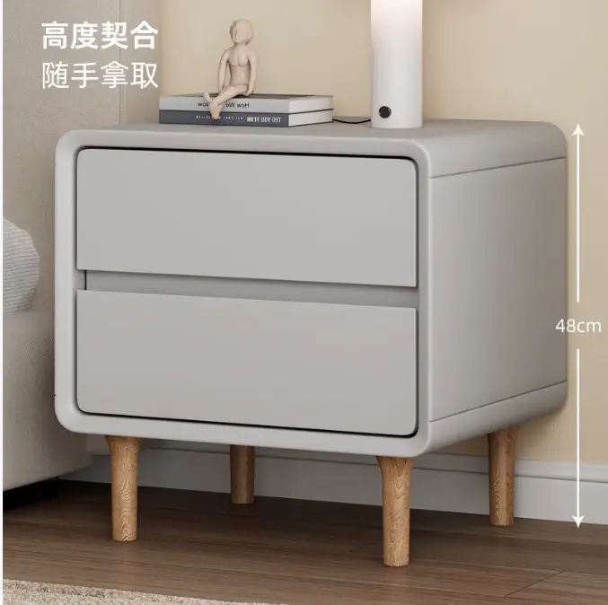 Modern Smart Wooden Nightstand Bedroom and Living Room Furniture with Storage for Home and Hotel Use — image 4