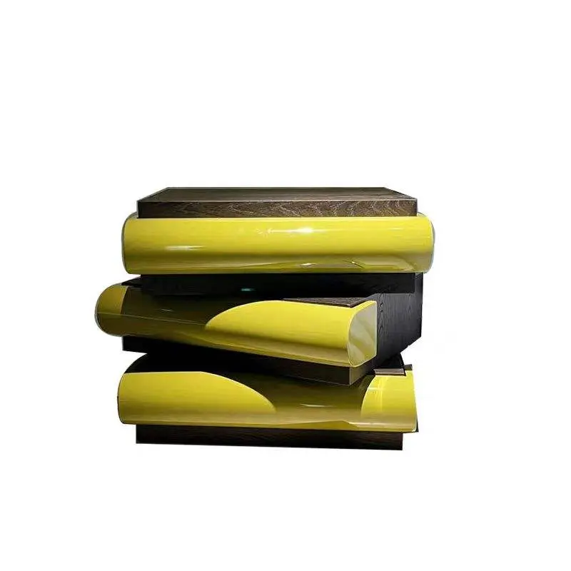 Modern Rotatable Compact Functional Wholesale Minimalist Bedside Table in Guest Room Nightstand Essentials Bedside Cabin — view 1