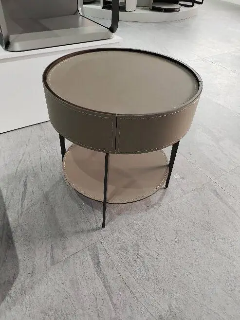 Modern Nightstand with Small Storage Cabinet for Bedroom Apartment Hospital or Bathroom — image 2