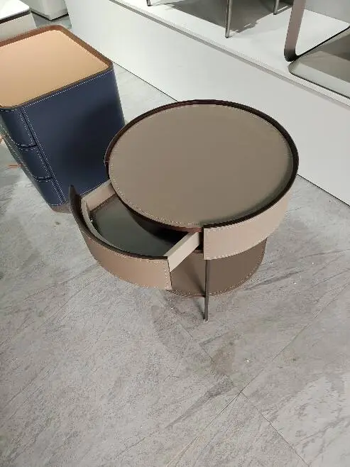 Modern Nightstand with Small Storage Cabinet for Bedroom Apartment Hospital or Bathroom — image 3