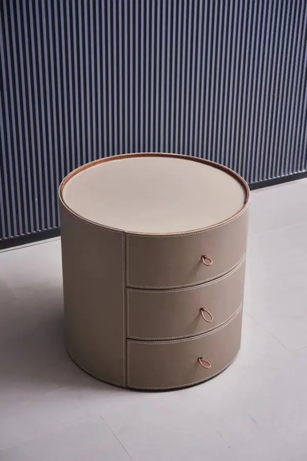 Nordic Modern Design Wood and Multifunctional Nightstand Assembled Bedroom Furniture for Villa Hotels and Bedsides — image 3