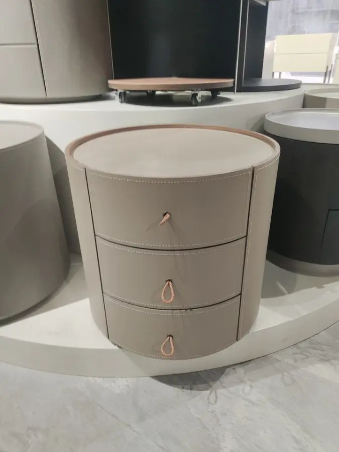 Nordic Modern Design Wood and Multifunctional Nightstand Assembled Bedroom Furniture for Villa Hotels and Bedsides — image 5