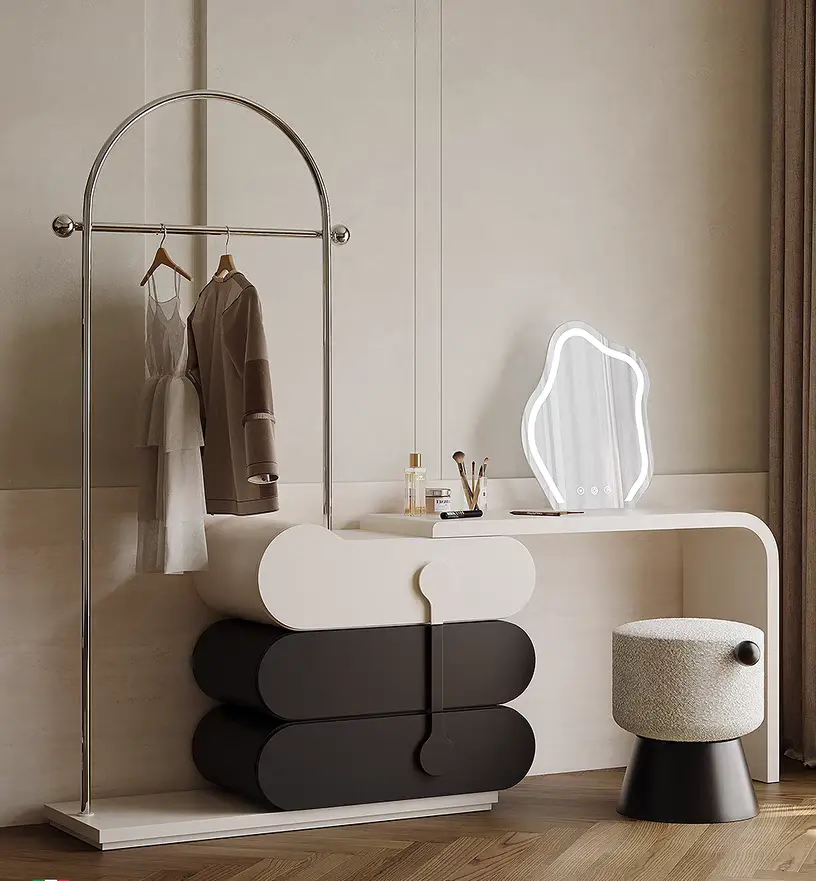 Zylindrisch Nama Modern Design Plastic Floor/Hanging Dressing Table — view 1