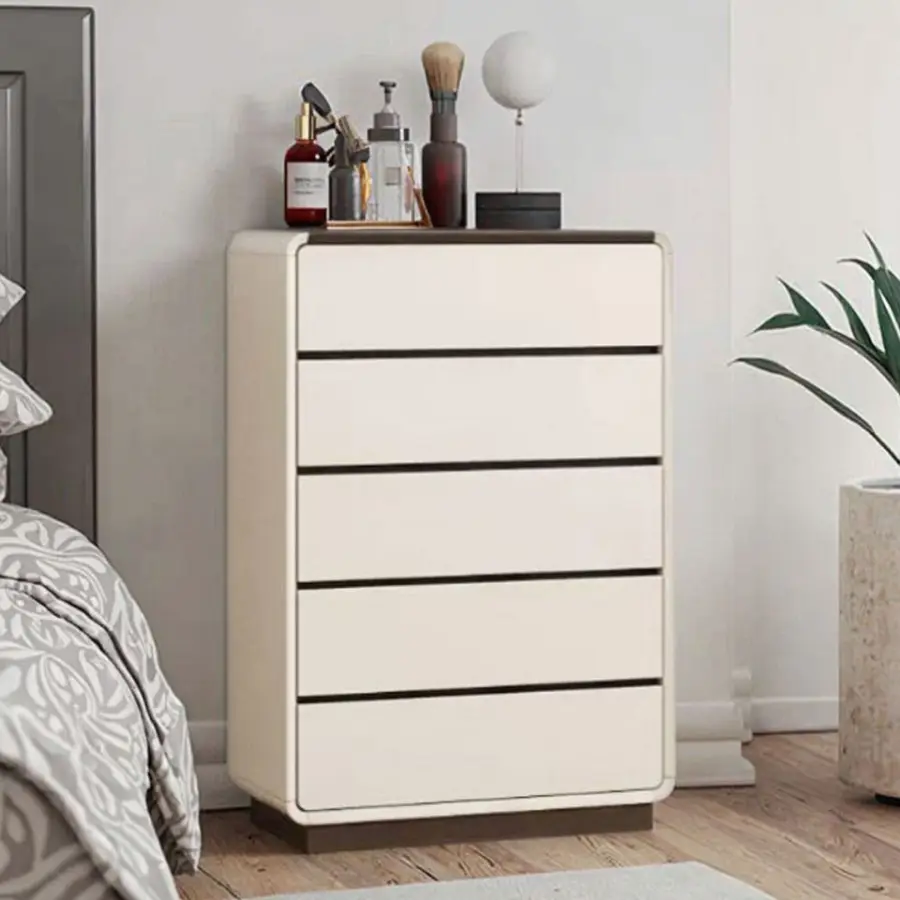 Italian Style Cyber Celebrity Cream Living Room Storage Cabinet Multifunctional Light Luxury Nine Drawers Makeup Vanities — image 5