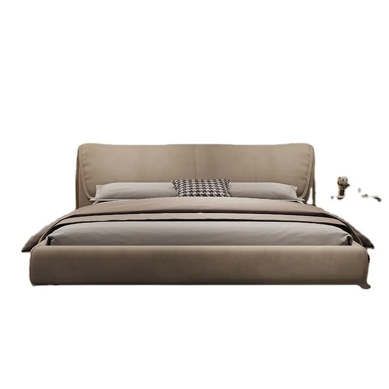 Luxury Flannel Queen Bed Fabric Two Meter Industrial Style Soft Master Bedroom Adjustable for Comfortable King Double Bed — image 6
