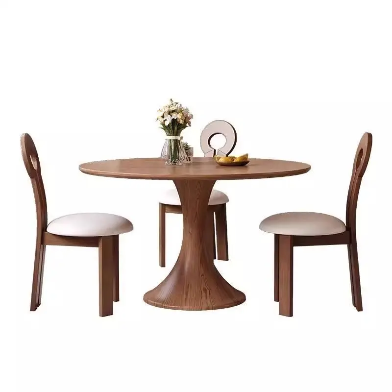 French & Chinese Retro Dining Table with Antique Style Small Waist Casual Negotiation Home Table Made of Bamboo — image 5