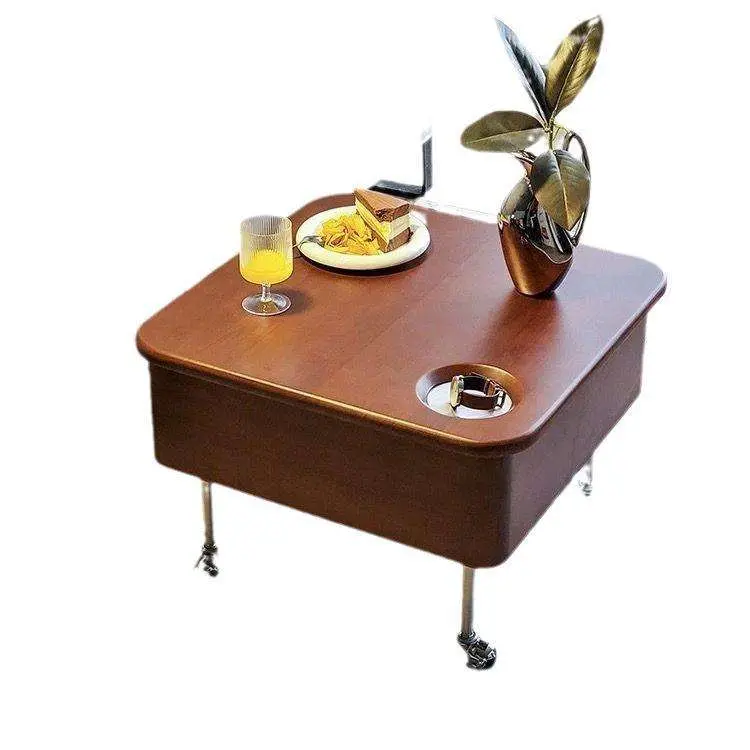 Luxury Integrated Coffee Table Lifting Function Modern Multifunctional Design Durable Living Room Furniture for Small Ap — view 1