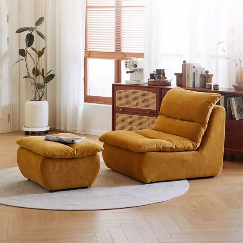 Comfortable Soft Small-sized One Seat Living Room Sponge Durable Fabric Removable Cover Vacuum Compression Roll-pack Laz — view 1