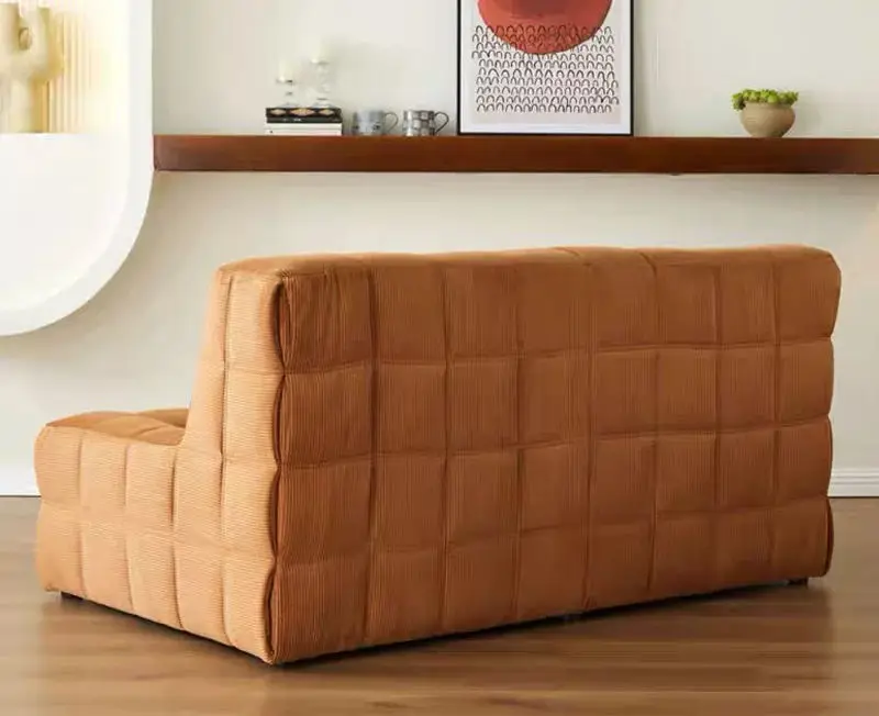 Square Hook Small-sized Living Room Sponge Durable Fabric Eco-Friendly Vacuum Compression Roll Package Sectional One Seat Sofa — image 4
