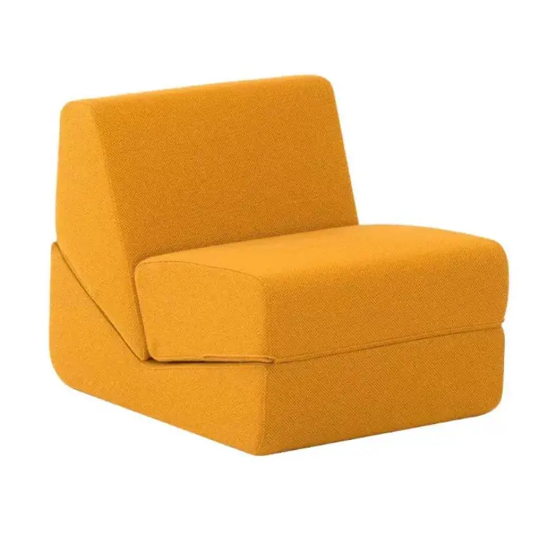 Sleeping Single Multi-functional Durable Eco-friendly Sponge Compressed Lazy Person Leisure Fabric Sofa Apartment Hotel — image 6