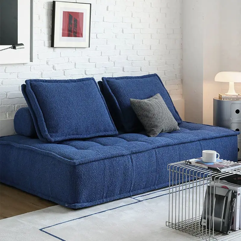 Modern Living Room Sofa Set-Adjustable Sponge-Filled Fabric Sofa with Removable Cover for Small Apartments — image 5