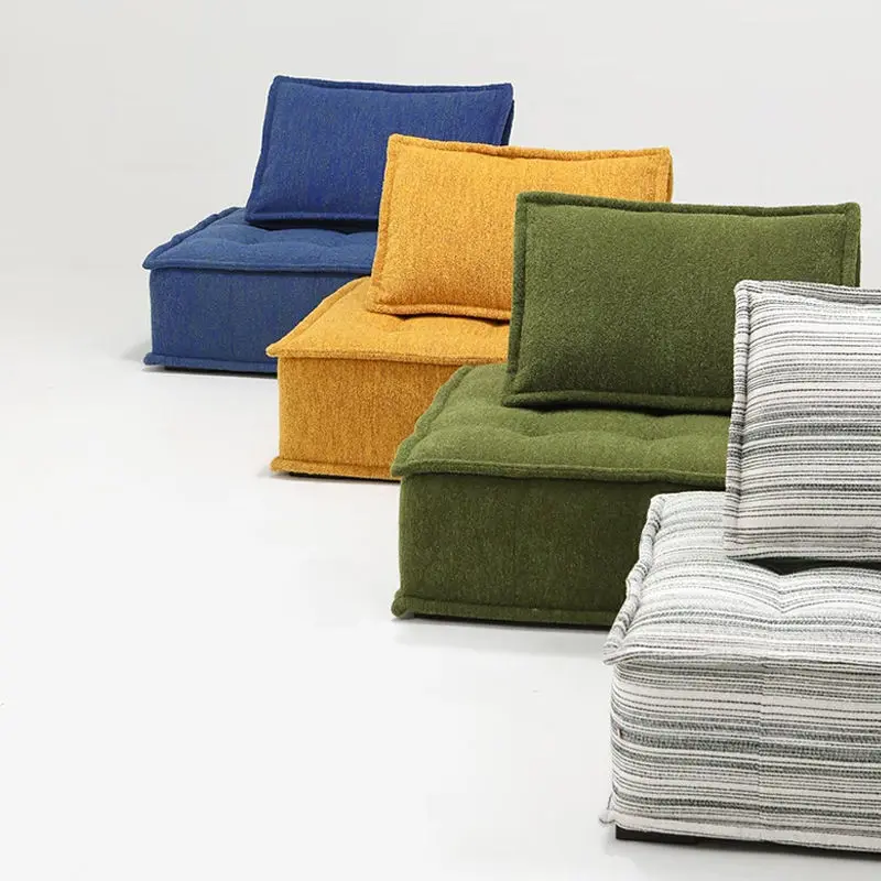 Modern Living Room Sofa Set-Adjustable Sponge-Filled Fabric Sofa with Removable Cover for Small Apartments — image 6