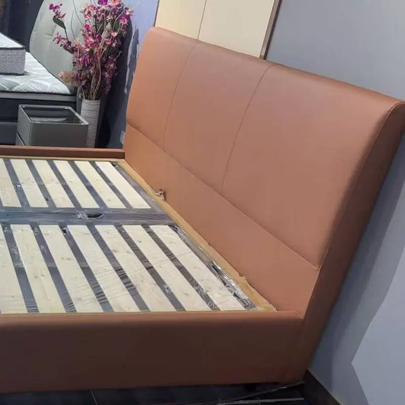 Artificial Leather Upholstered Eco-Friendly Durable Space-Saving Twin XL Bed for Home Use with Customizable Soft Fabric Cover — image 5