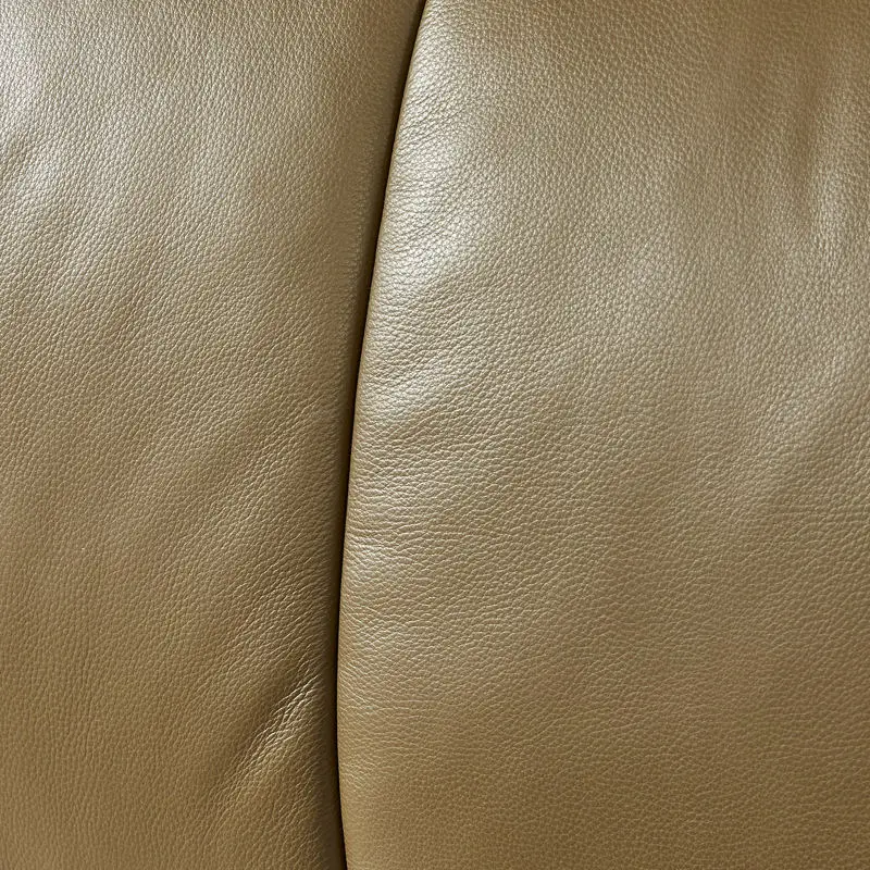 Luxurious Full Size Soft Bed Genuine Leather Upholstery Pine Wood Frame Eco-Friendly Durable Design Foldable 2-Year Warranty — image 3