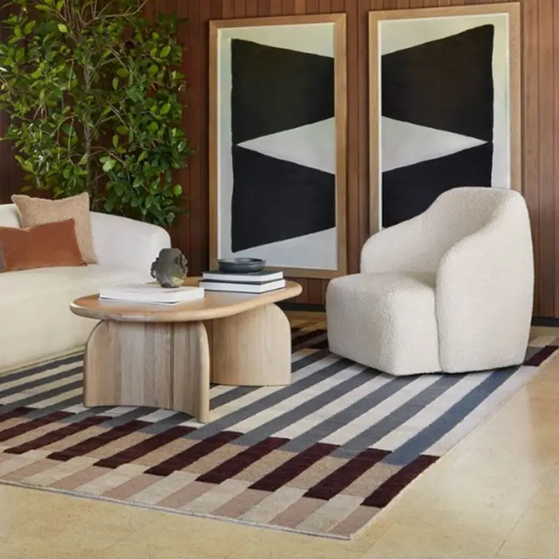 Nordic Creative Coffee Table Oak Solid Wood Combination Round Coffee Table Living Room Simple Small Apartment Tea Table — image 3