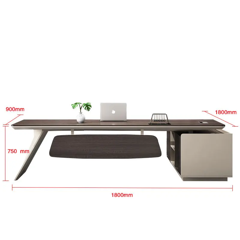 Competitive Price Hot Sell Photos of l Shaped boss Modern Director Office Table Design — image 5