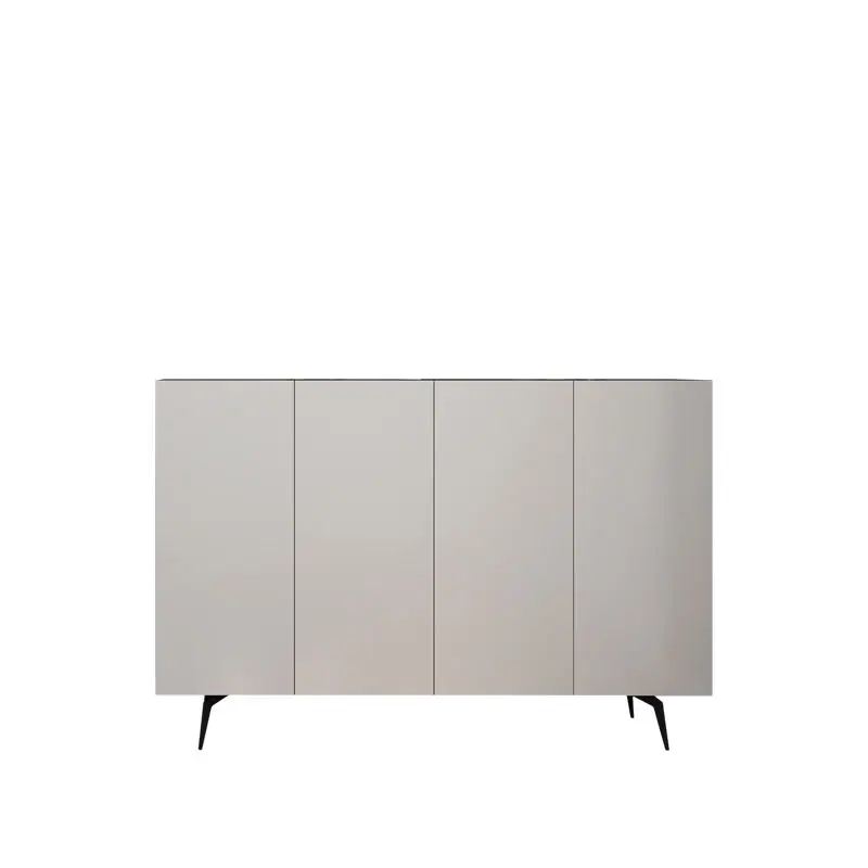 Italian Style Living Room Shoe Cabinet Household Large-capacity Storage Multi-layer Modern Home Furniture Gold Console Table — image 7