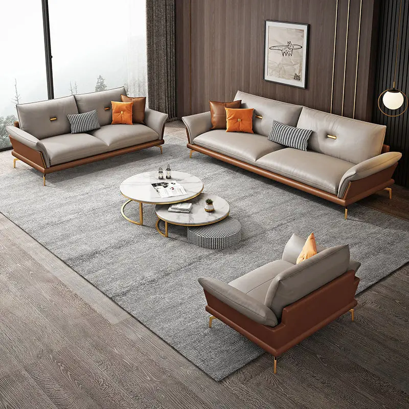Nordic Modern Living Room Furniture Sectional Couch — image 2