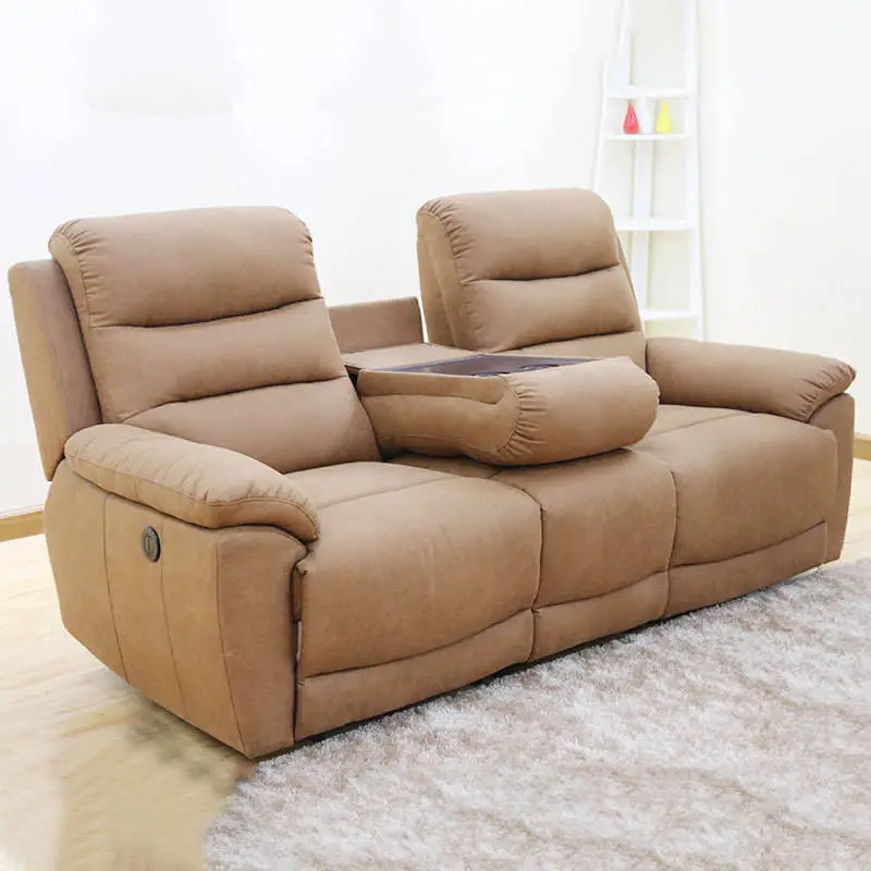 Couch Living Room Functional Reclining Luxury Modern 2 3 Seat Recliner Sofa — view 3