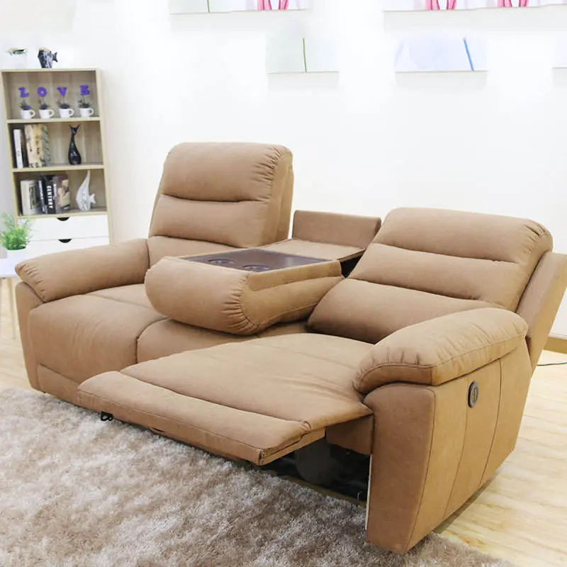 Couch Living Room Functional Reclining Luxury Modern 2 3 Seat Recliner Sofa — view 4
