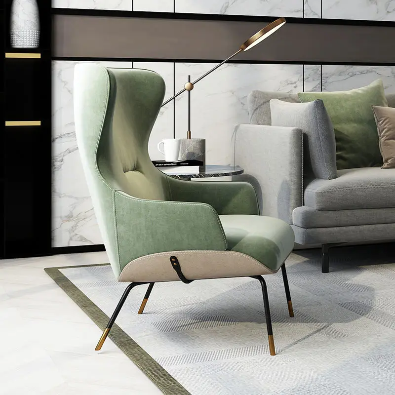 Nordic Modern Leisure Living Room Furniture Single Lazy Danish Lounge Chair — view 2