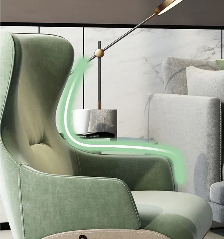 Nordic Modern Leisure Living Room Furniture Single Lazy Danish Lounge Chair — view 4