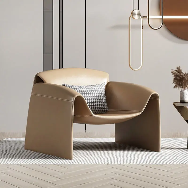Italian Modern Leisure Luxury Other Living Roome Furniture Leather Chair Modern Chair — image 2