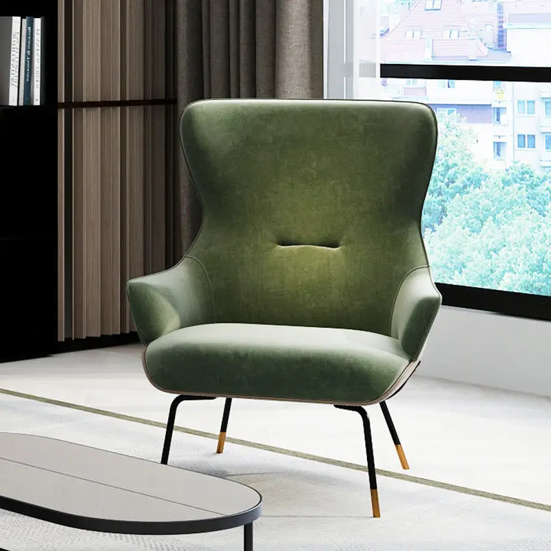 Nordic Modern Leisure Living Room Furniture Single Lazy Danish Lounge Chair — view 6