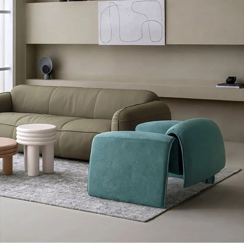 Italian Modern Leisure Luxury Other Living Roome Furniture Leather Chair Modern Chair — image 3