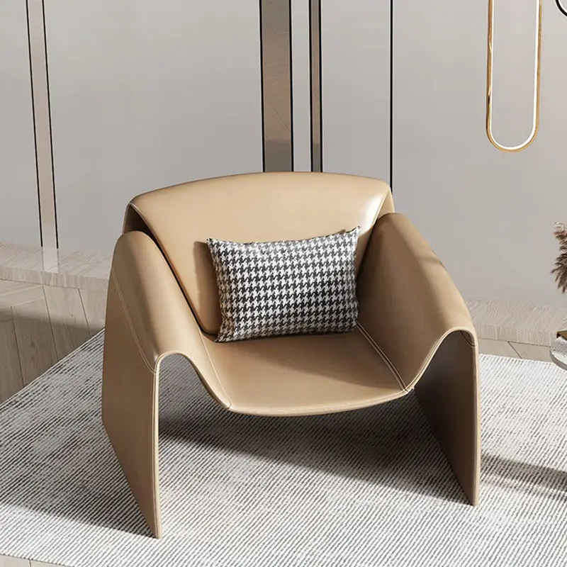 Italian Modern Leisure Luxury Other Living Roome Furniture Leather Chair Modern Chair — image 4
