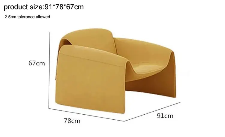 Italian Modern Leisure Luxury Other Living Roome Furniture Leather Chair Modern Chair — image 6