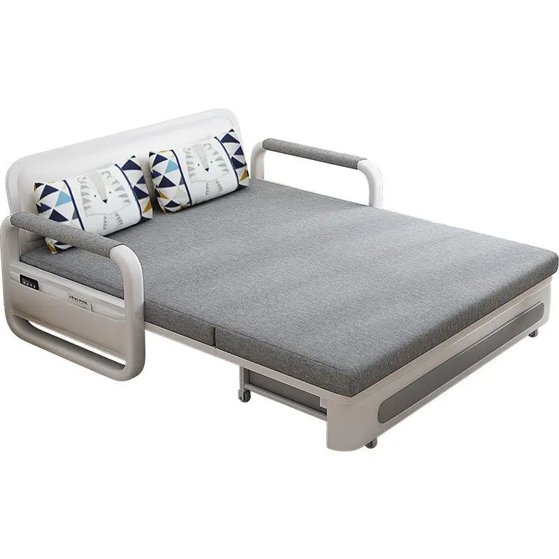 Modern Pull Out Small Storage Folding Cheap Living Room Furniture Sofa Bed — image 2